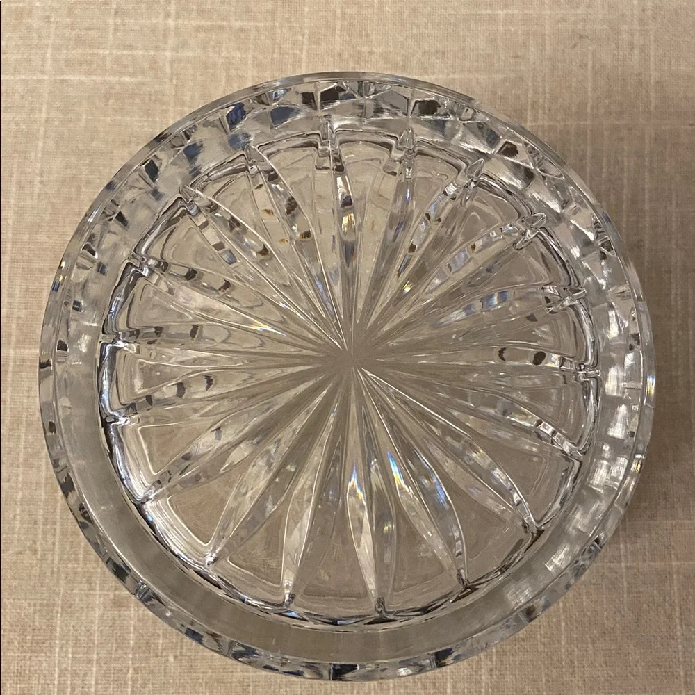 Vintage Crystal Glass Ice Bucket